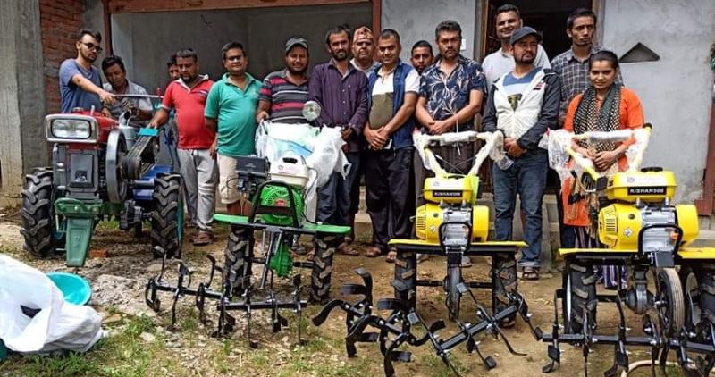 जनईच्छा कृषि सहकारीद्धारा कृषकलाई ट्रयाक्टर बितरण